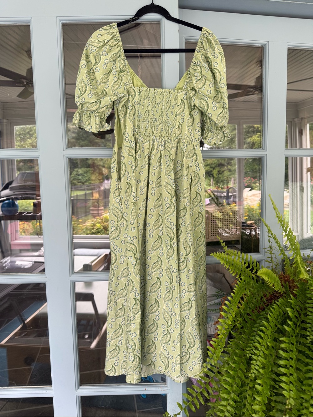 Hill House Ophelia Dress in Artist's Edition: F. Steiner & Co. Eucalyptus Floral - Picture 14 of 16